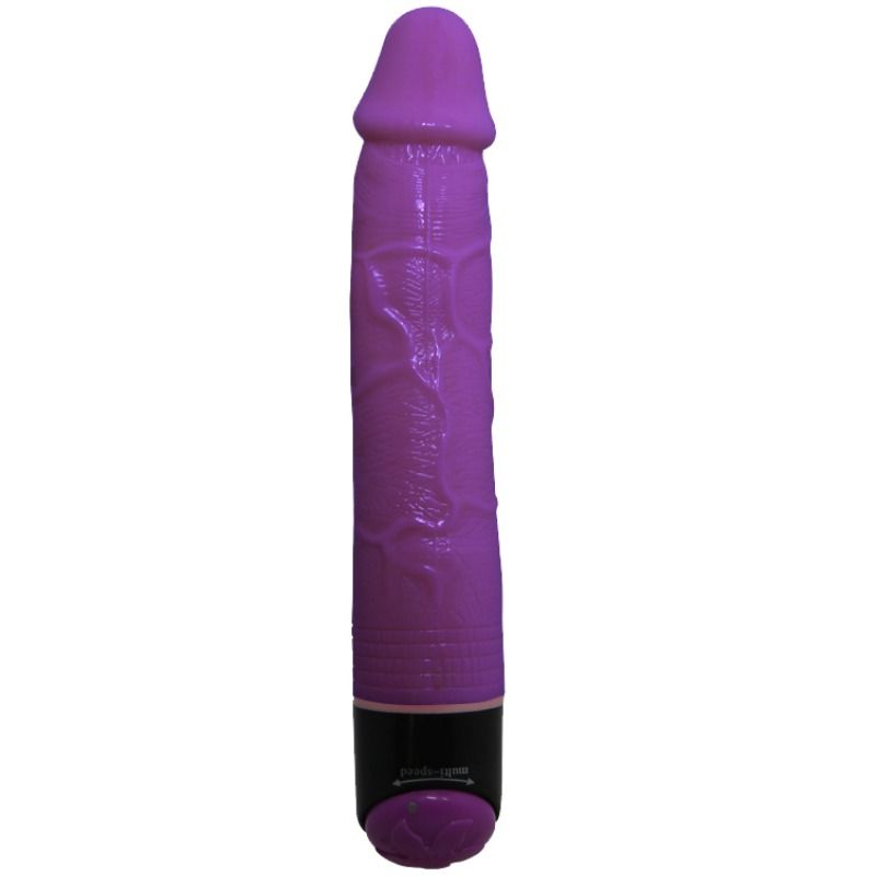 BAILE - BUNTER SEX LILA REALISTISCHER VIBRATOR 23 CM Vibrator diskret online kaufen