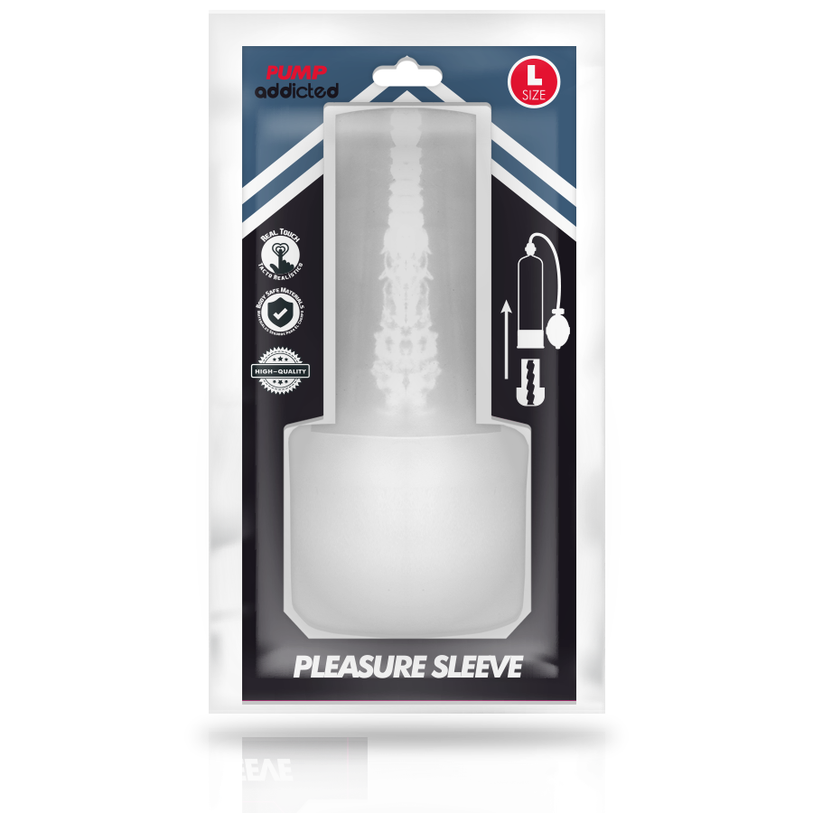 PUMP ADDICTED - PLEASURE SLEEVE MASTAUBADOR GRÖSSE L – Penishülle Bild 3