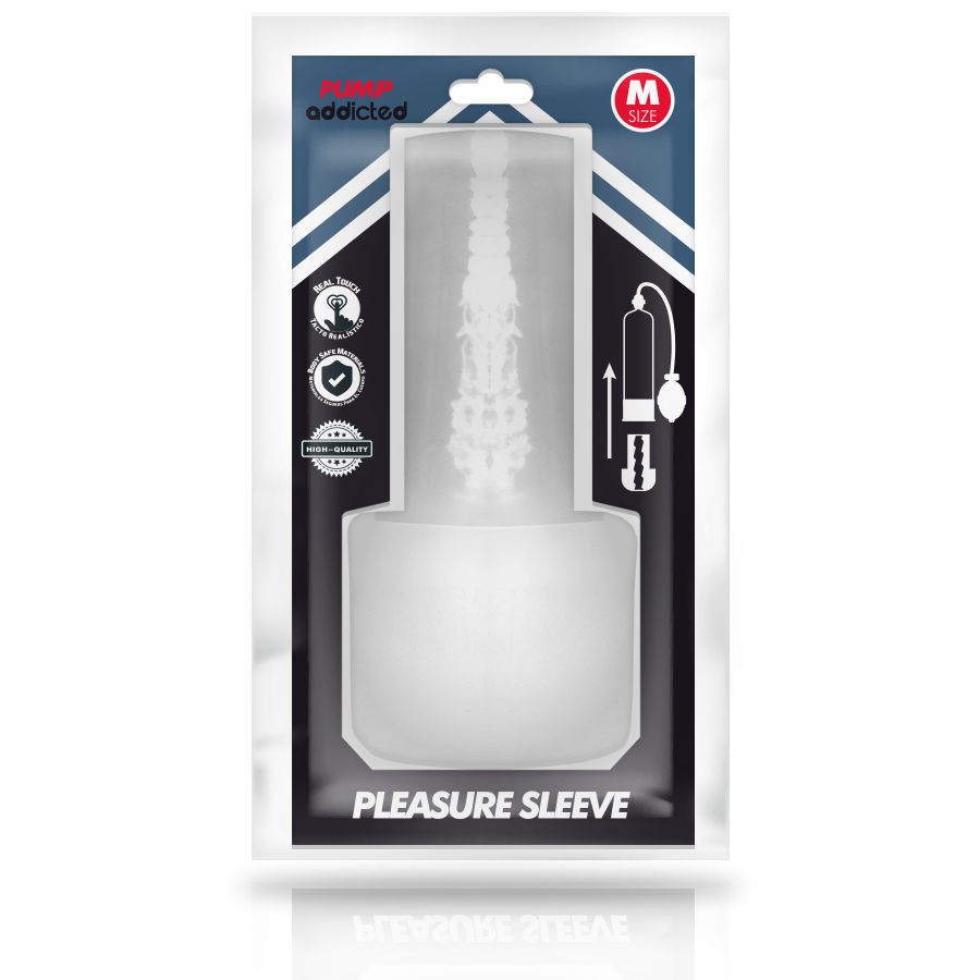 PUMP ADDICTED - PLEASURE SLEEVE MASTABADOR GRÖSSE M – Penishülle Bild 3