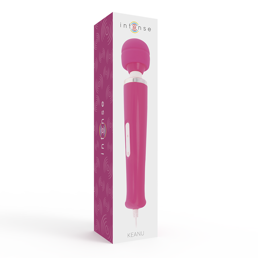 INTENSE - KEANU WAND ROSA MASSAGER Vibratorstab Produktansicht und Details