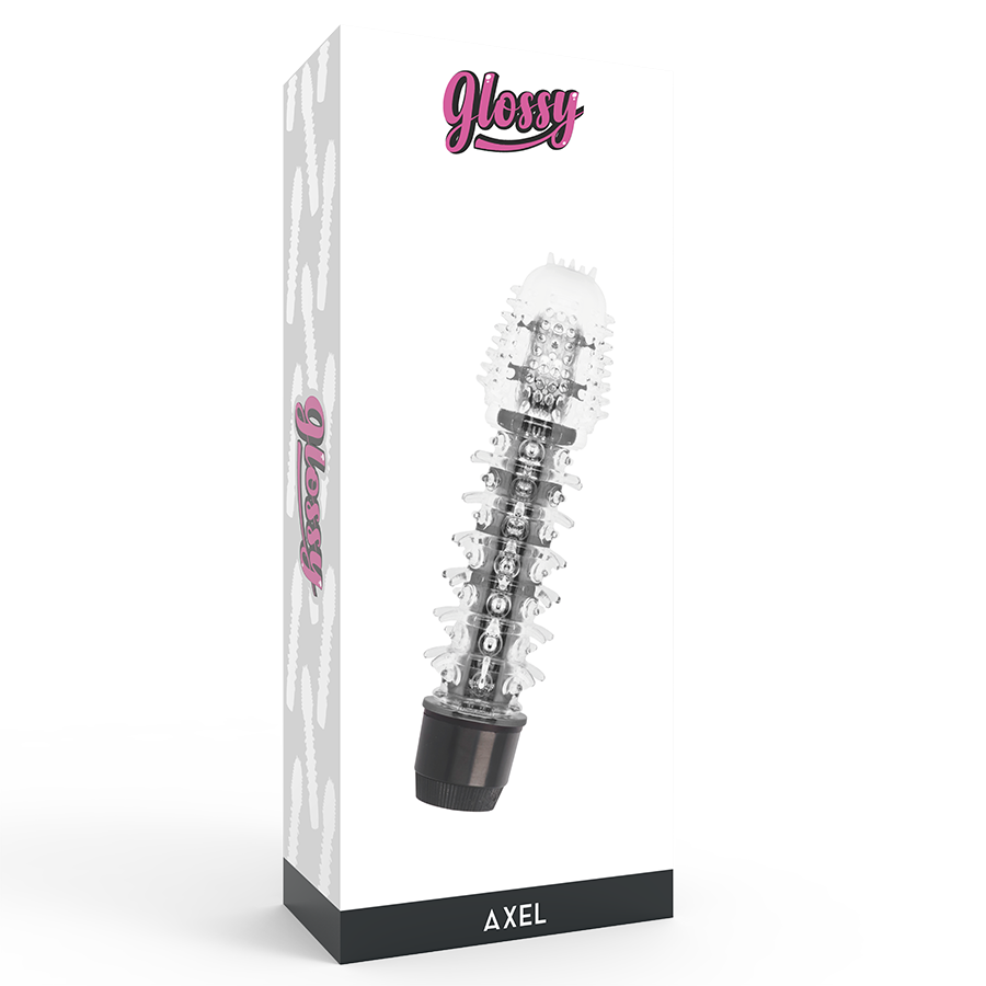 GLOSSY - AXEL BLACK VIBRATOR hochwertiges Sextoy bei Secret Pulse