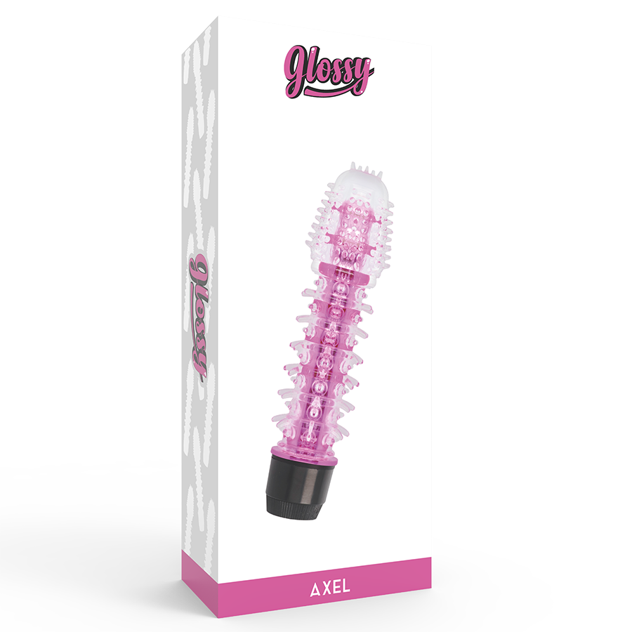 GLOSSY - AXEL VIBRATOR ROSA hochwertiges Sextoy bei Secret Pulse