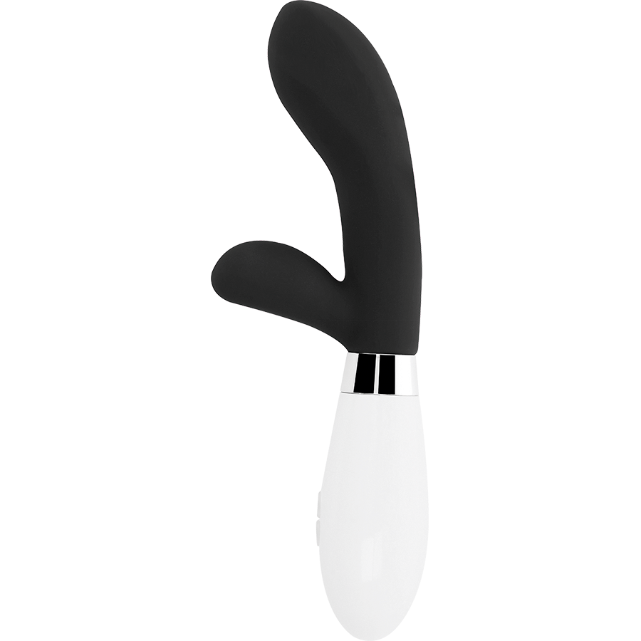 Glossy Jackson Rabbit Vibrator Schwarz – 10 Modi, Dual-Motor, Silikon für intensive Stimulation und Self-Love