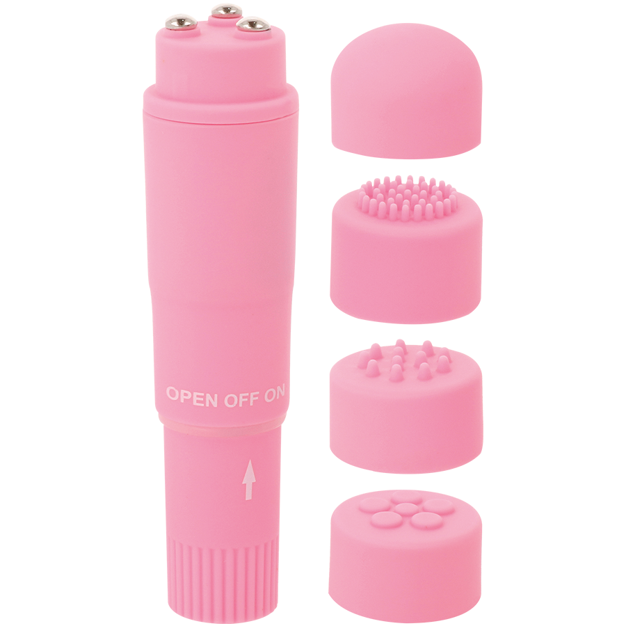GLOSSY - KURT TASCHENMASSAGER ROSA Massager Vibrator Produktansicht und Details