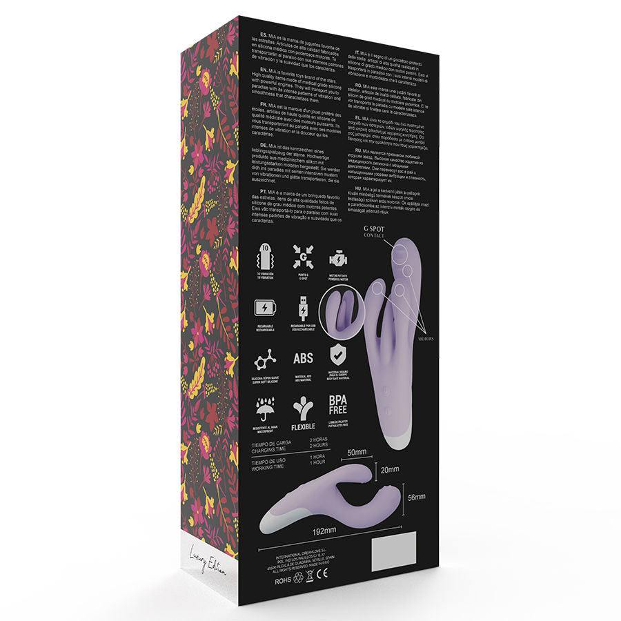 MIA - GUELL ORGASMIC VIBRATOR 3 MOTOREN Produktansicht und Details