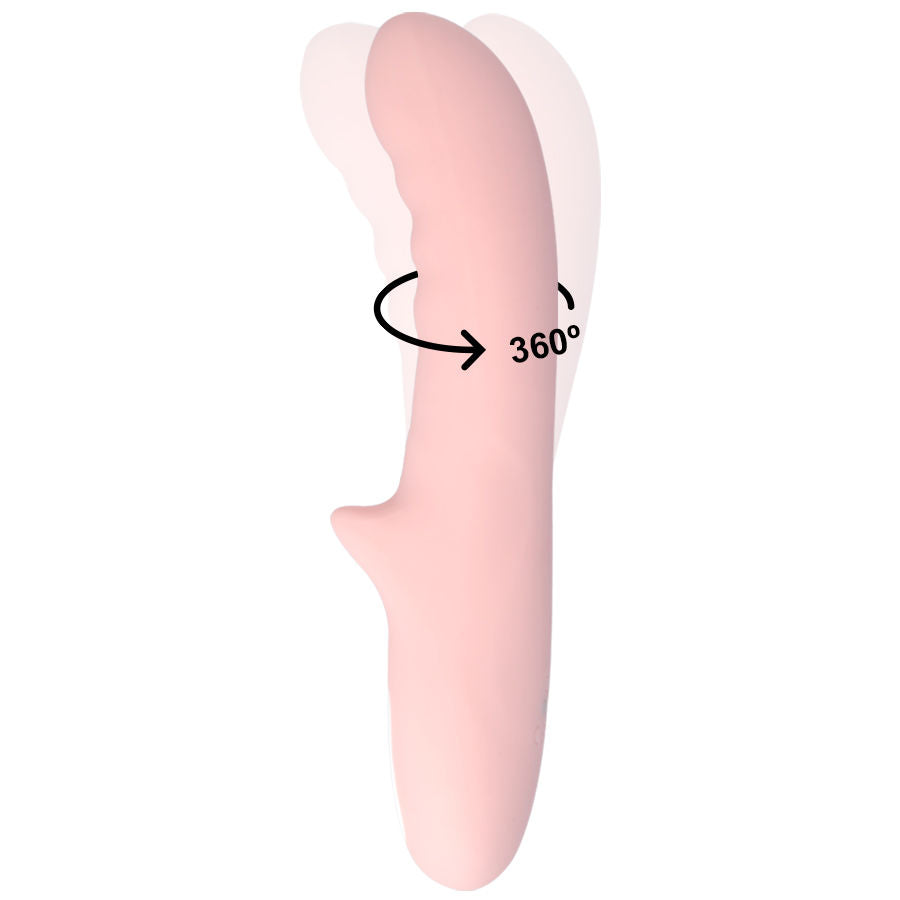 MIA - PISA VIBRATOR ROTATOR ROSA für intensive Stimulation und Self-Love