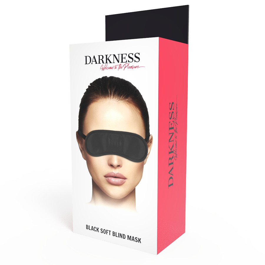 DARKNESS - GERADE SCHWARZE MASKE hochwertiges Zubehör