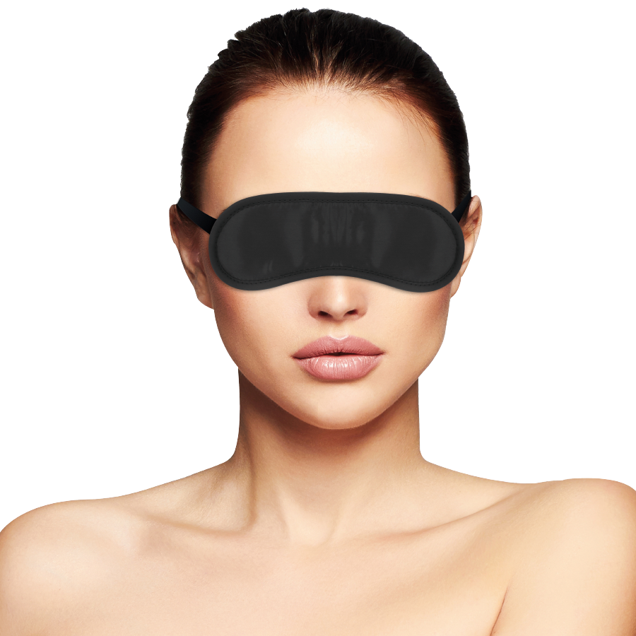 DARKNESS - GERADE SCHWARZE MASKE Produktansicht und Details