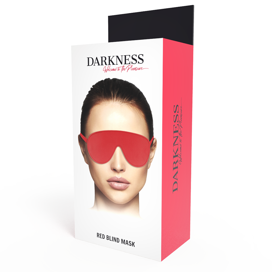 DARKNESS - HOCHWERTIGE ROTE MASKE hochwertiges Zubehör