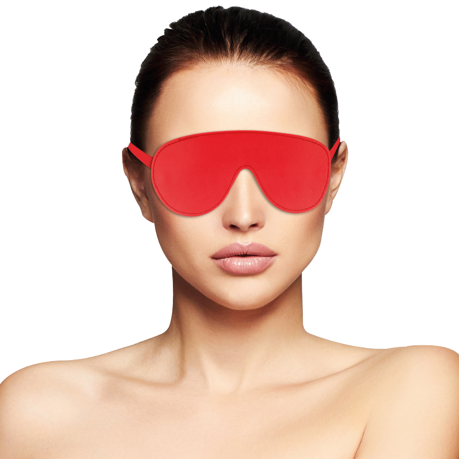 DARKNESS - HOCHWERTIGE ROTE MASKE Produktansicht und Details