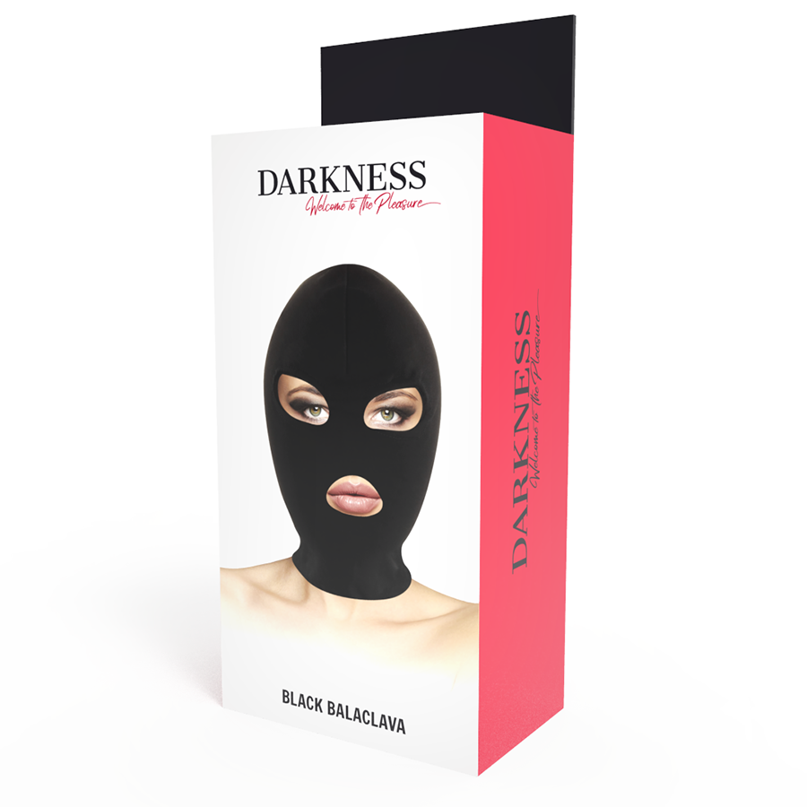 DARKNESS - BDSM-SUBMISSION-MASKE, MUND UND AUGEN SCHWARZ bei Secret Pulse im Erotikshop