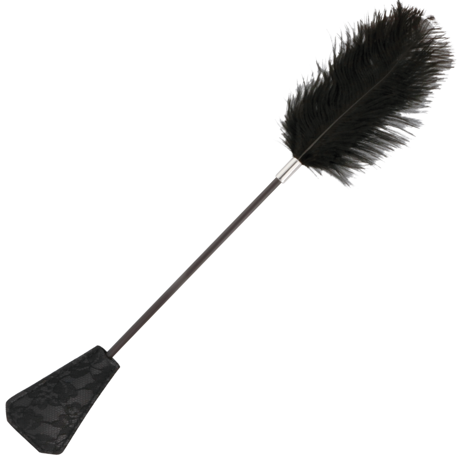 DARKNESS - SCHWARZE LIEBESFEDER-PEISTE 56 CM – Kitzel-Accessoire Bild 1