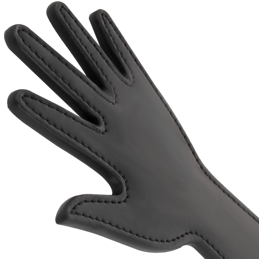 DARKNESS - SCHWARZES FETISCH-HANDPADDEL Produktansicht und Details
