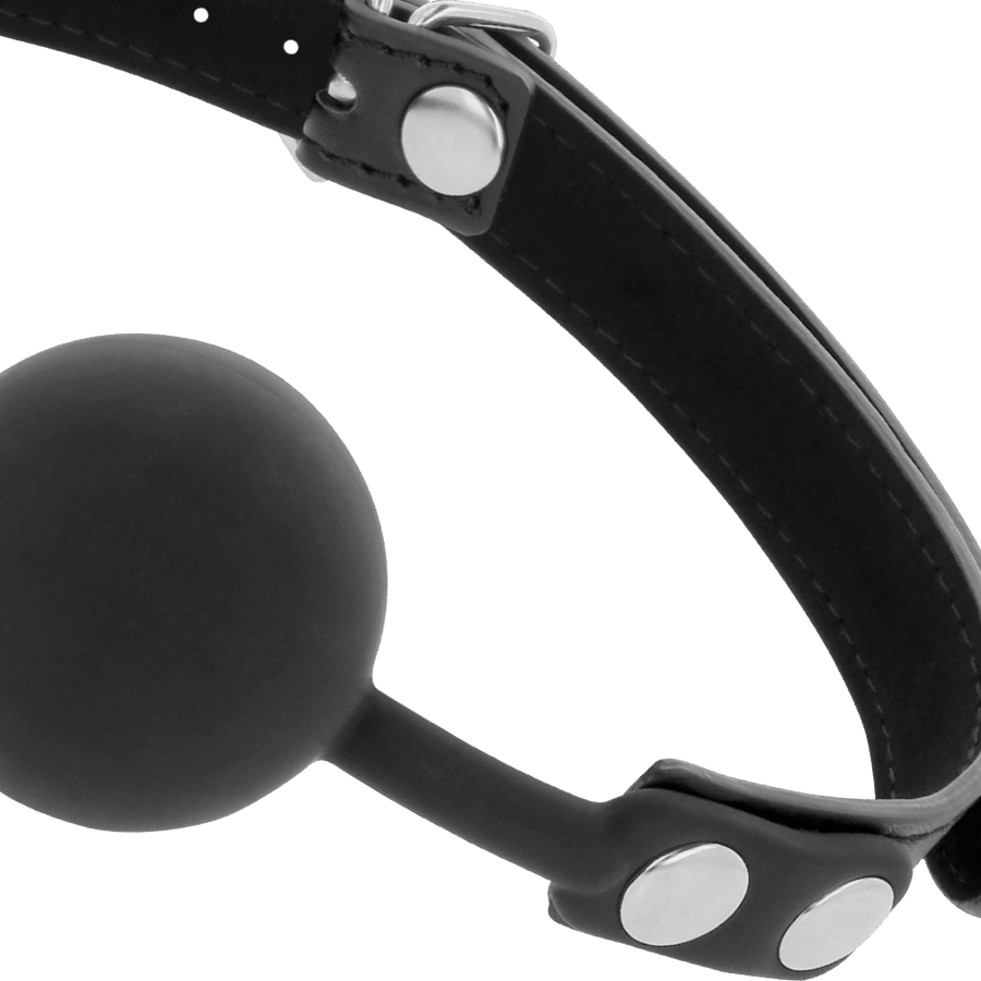 DARKNESS - KNEBEL AUS SCHWARZEM SILIKON bei Secret Pulse im Erotikshop