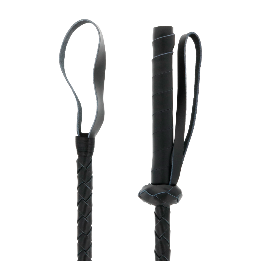 DARKNESS Leder-Fetisch-BDSM-Peitsche 60 cm – Bondage & Fetisch | Secret Pulse Produktansicht und Details