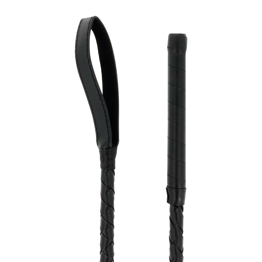 DARKNESS - FETISCH SCHWARZE BDSM-PEISTE 70 CM Produktansicht und Details