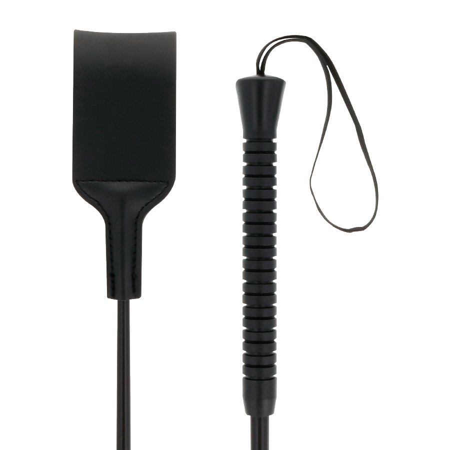 DARKNESS - FETISCH SCHWARZE BREITE BDSM-PEISTE Produktansicht und Details