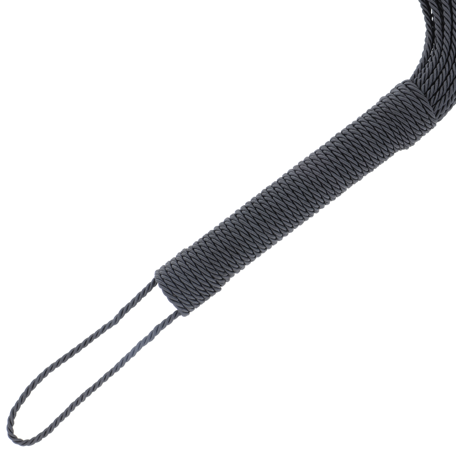 DARKNESS Schwarze Bondage-Peitsche 50 cm – BDSM & Fetisch | Secret Pulse Produktansicht und Details