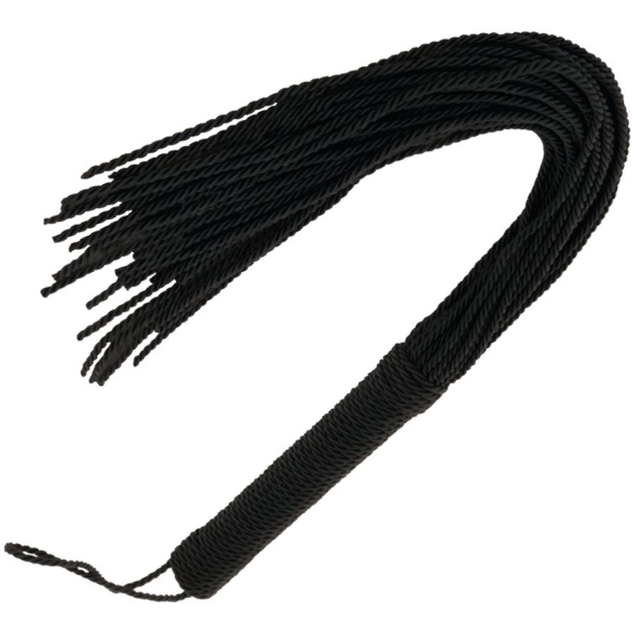 DARKNESS Schwarze Bondage-Peitsche 50 cm – BDSM & Fetisch | Secret Pulse Bondage-Fessel diskret online kaufen