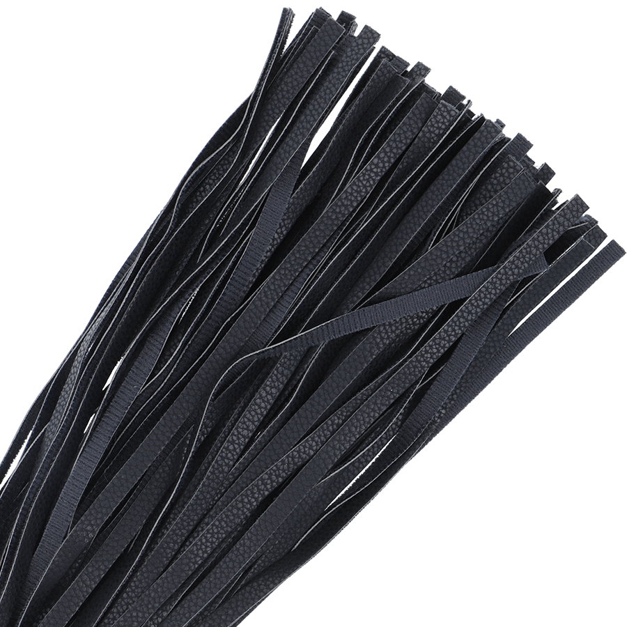 DARKNESS Schwarze Bondage-Peitsche 42 cm aus Leder – BDSM & Fetisch | Secret Pulse bei Secret Pulse im Erotikshop