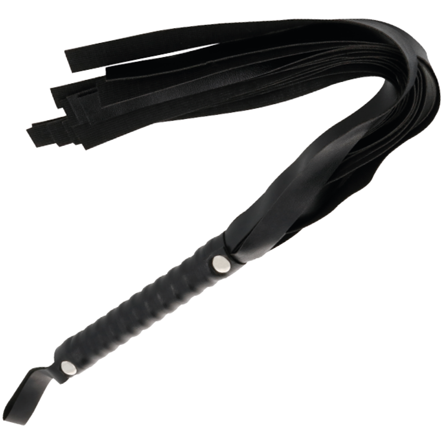 DARKNESS Schwarze Bondage-Peitsche 51 cm – BDSM & Fetisch | Secret Pulse Bondage-Fessel diskret online kaufen