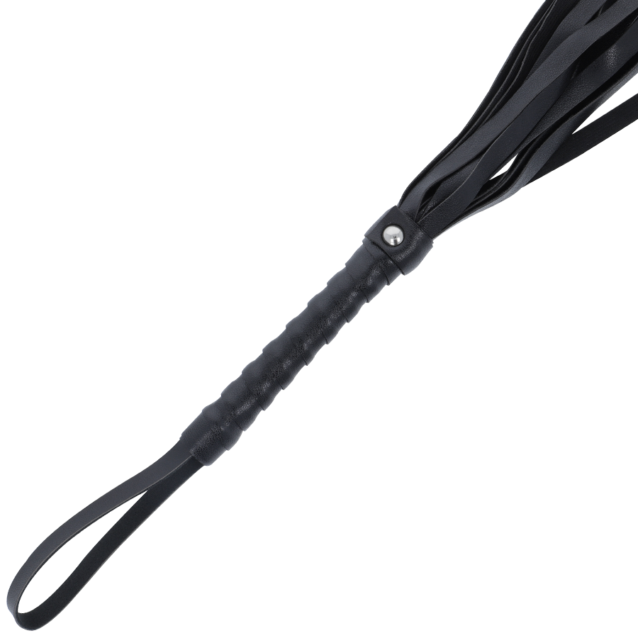 DARKNESS Schwarze Bondage-Peitsche 45 cm – BDSM & Fetisch | Secret Pulse Produktansicht und Details