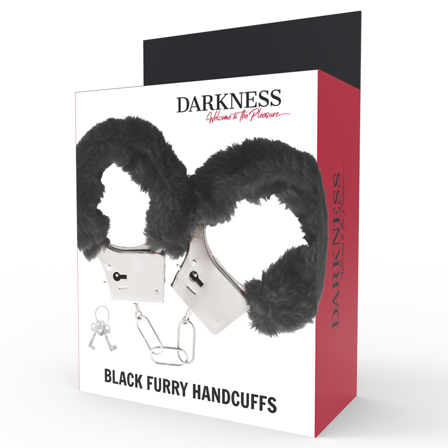 DARKNESS - HANDSCHELLEN AUS SCHWARZEM METALL bei Secret Pulse im Erotikshop