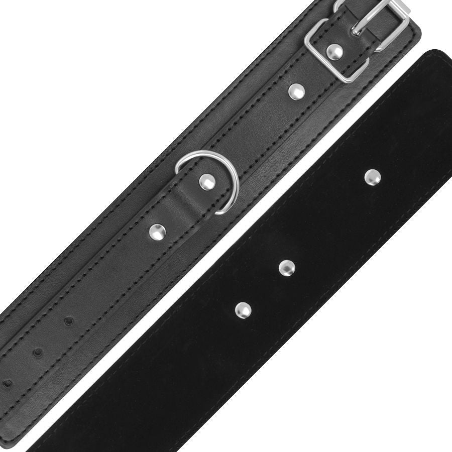 DARKNESS - SCHWARZE VERSTELLBARE HANDSCHELLEN MIT DOPPELTEM VERSTÄRKUNGSBAND hochwertiges Zubehör
