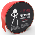DARKNESS - KLEBENDES ROTES BONDAGEBAND 15M Bondage-Fessel diskret online kaufen