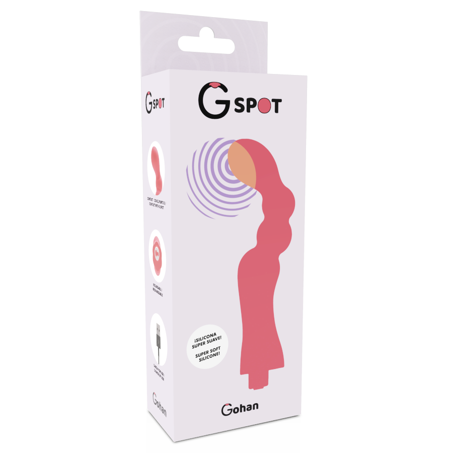 G-SPOT - GOHAN VIBRATOR HELLROT für sinnliche Momente allein oder zu zweit