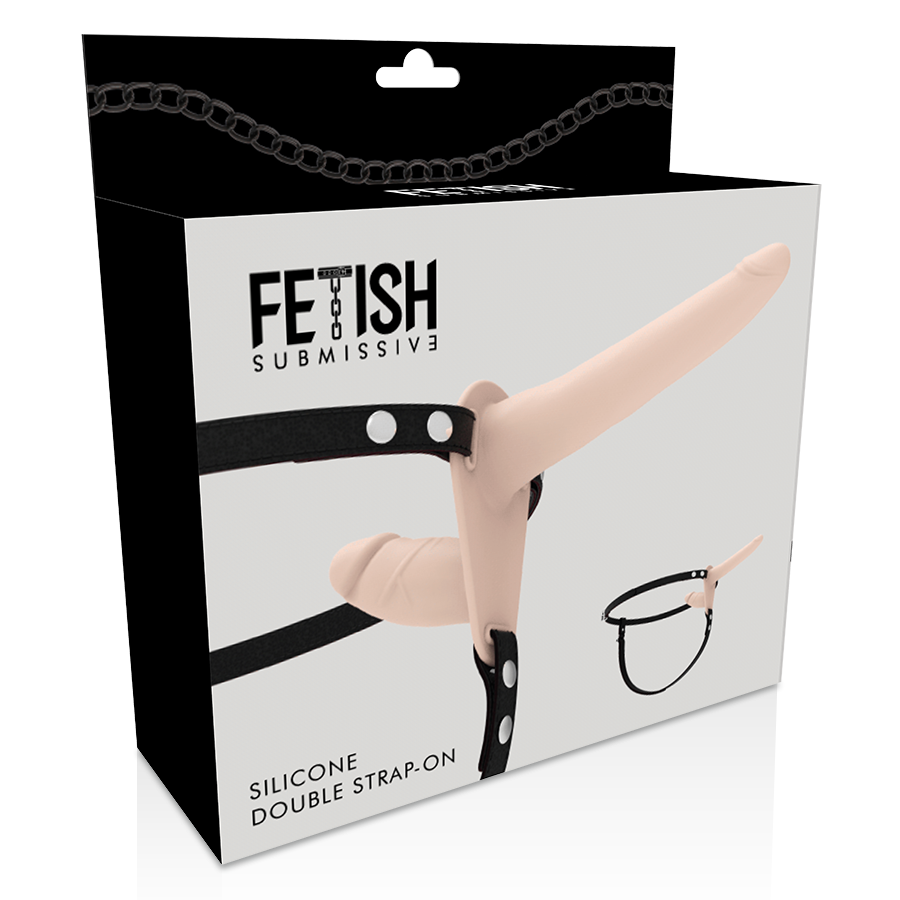FETISH SUBMISSIVE HARNESS - DOPPELTE PENETRATION, FLEISCH – BDSM-Zubehör Bild 5