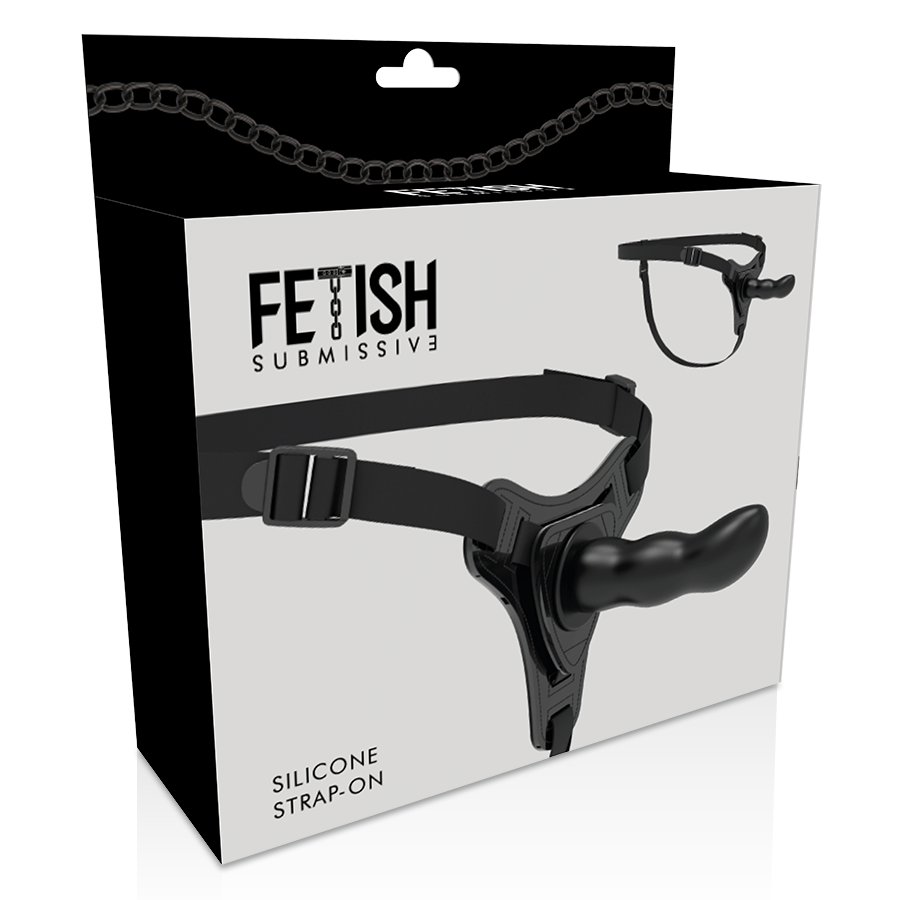 FETISH SUBMISSIVE HARNESS - SCHWARZER SILIKON-G-SPOT 16 CM – BDSM-Zubehör Bild 5