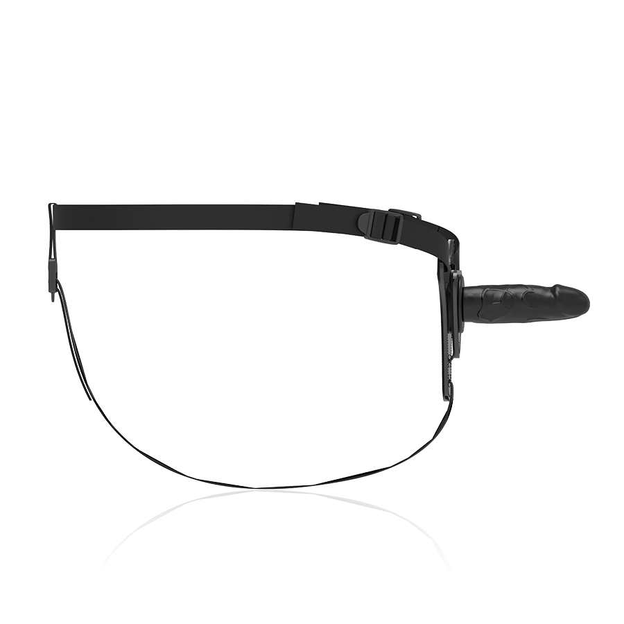 FETISH SUBMISSIVE HARNESS - REALISTISCHES SCHWARZES SILIKON 15 CM – BDSM-Zubehör Bild 3