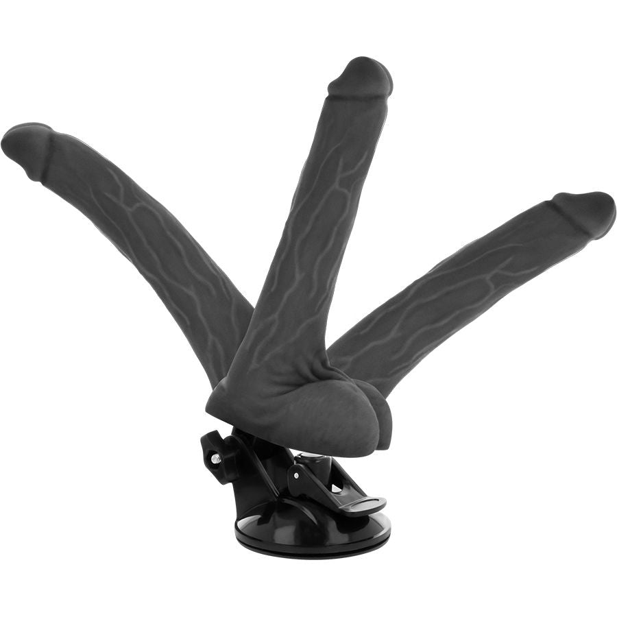 BASECOCK - ARTIKULIERBARER VIBRATOR MIT FERNBEDIENUNG SCHWARZ 18.5 CM -O- 4 CM Produktansicht und Details
