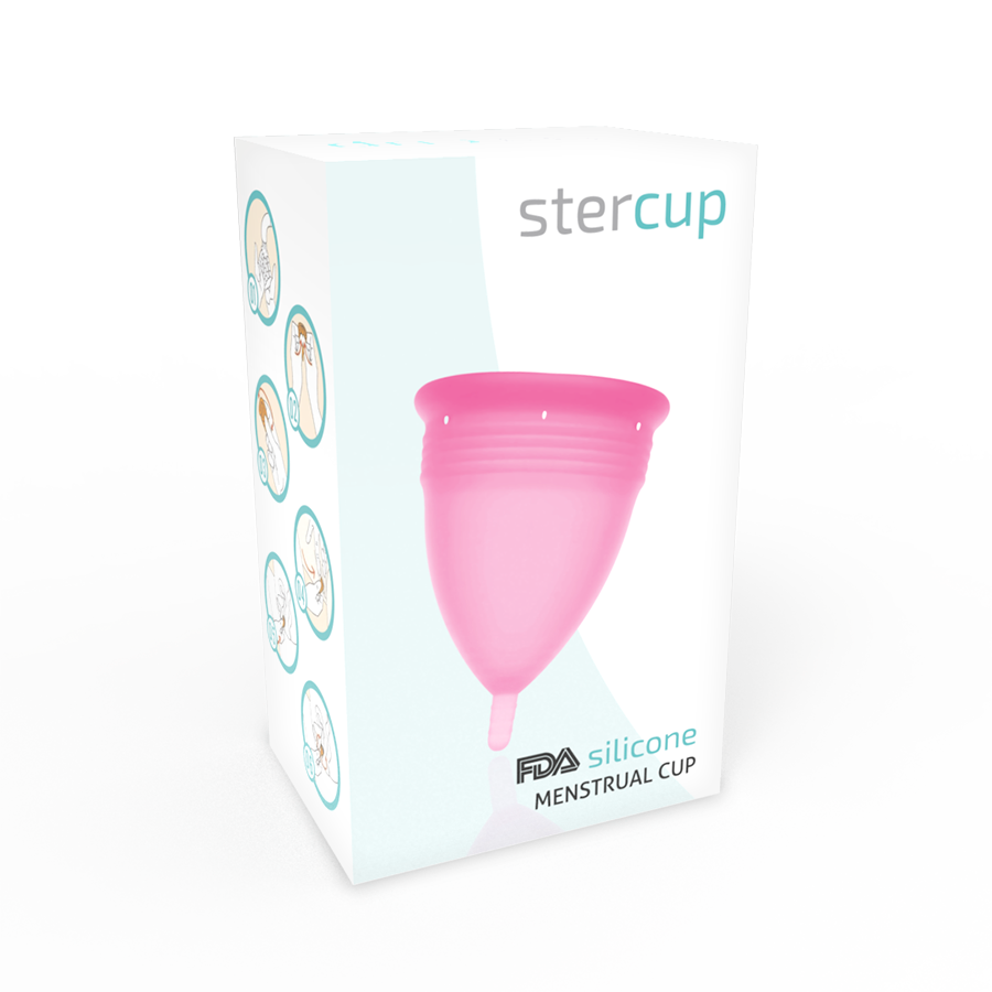 STERCUP - FDA SILIKON-MENSTRUALCUP ROSA - GRÖSSE L – Intimhygiene Bild 5
