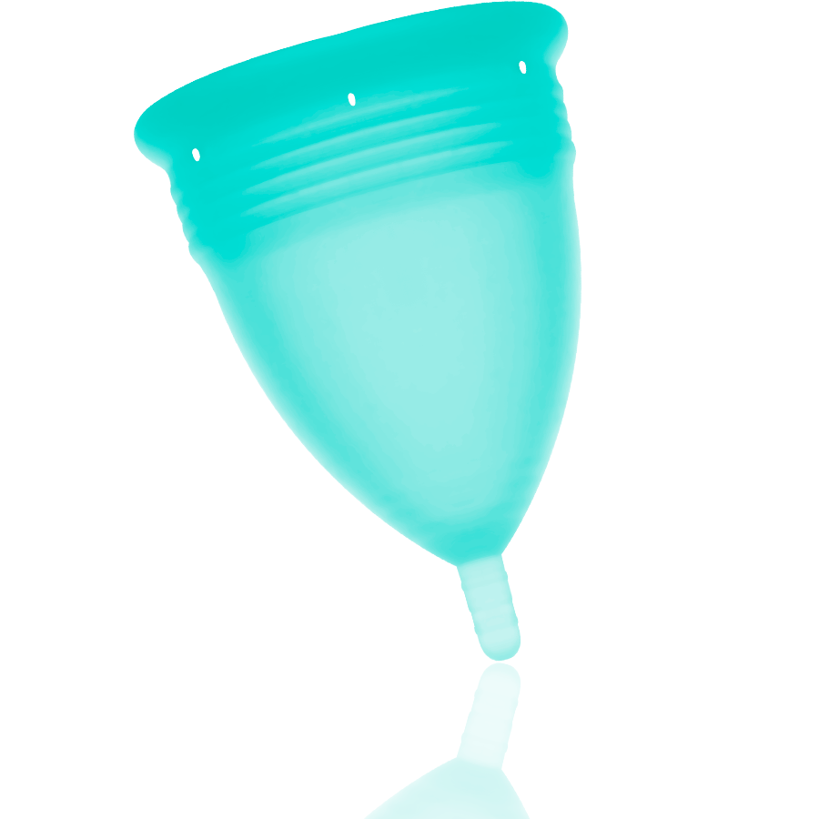 STERCUP - FDA SILIKON-MENSTRUALCUP AQUAMARIN - GRÖSSE S – Intimhygiene Bild 2