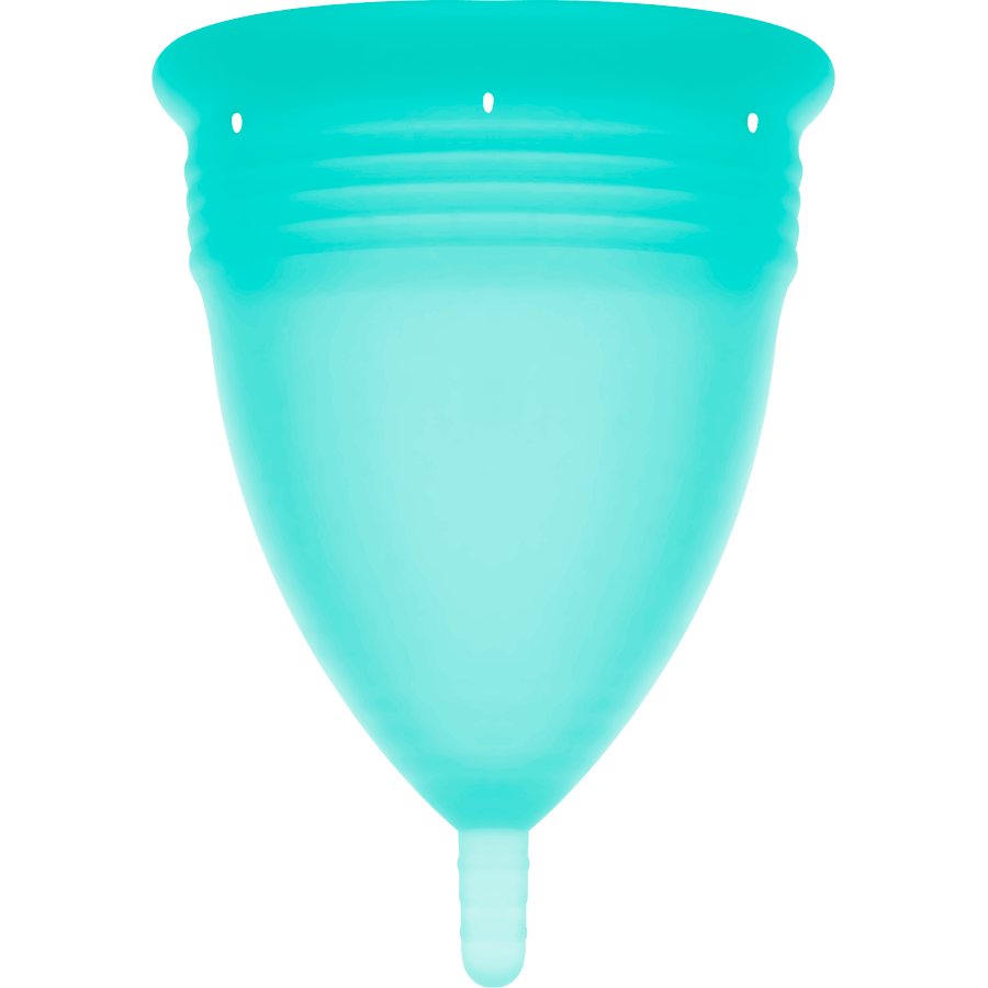 STERCUP - FDA SILIKON-MENSTRUALCUP AQUAMARIN - GRÖSSE S – Intimhygiene Bild 3