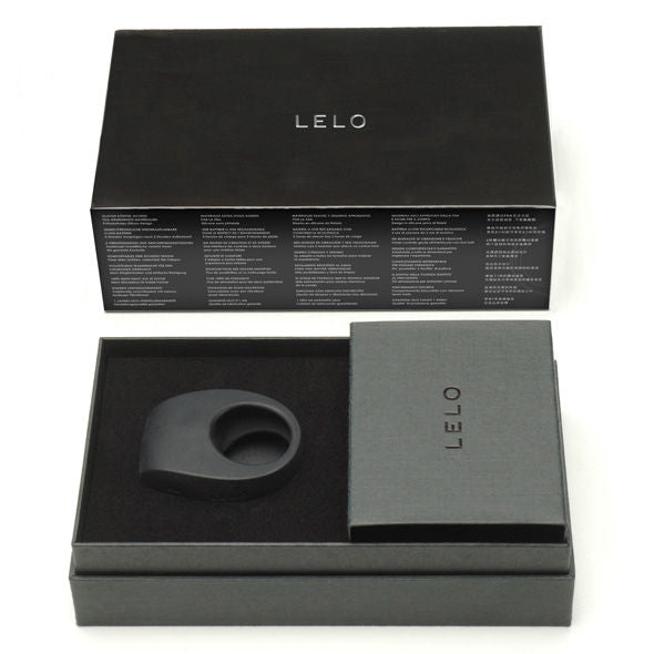 LELO - TOR II SCHWARZER VIBRATORRING Produktansicht und Details