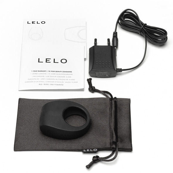 LELO - TOR II SCHWARZER VIBRATORRING hochwertiges Sextoy bei Secret Pulse