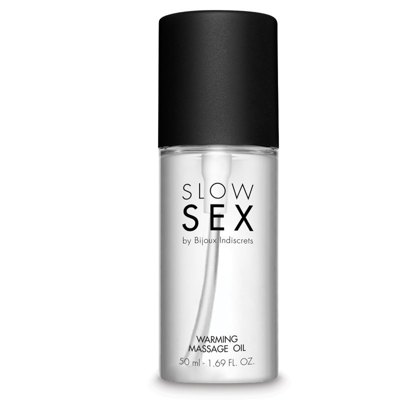 BIJOUX - SLOW-SEX-MASSAGEÖL MIT WÄRMEEFFEKT, 50 ML Produktansicht und Details