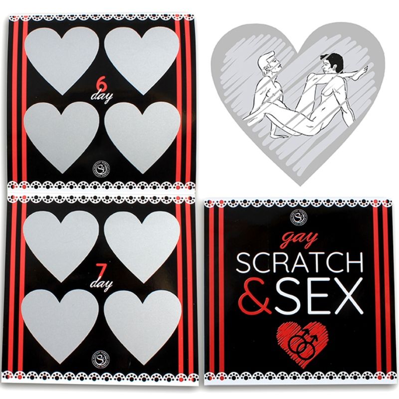 SECRETPLAY - SCRATCH & SEX GAY PAARE SPIEL (ES/EN/FR/PT/DE) – Erotikspiel Bild 2