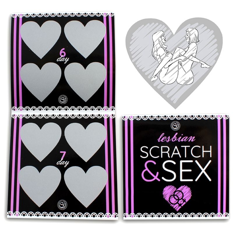 SECRETPLAY - SCRATCH & SEXSPIEL FÜR PAARE LESBISCHE STELLUNGEN (ES/EN/FR/PT/DE) – Erotikspiel Bild 2