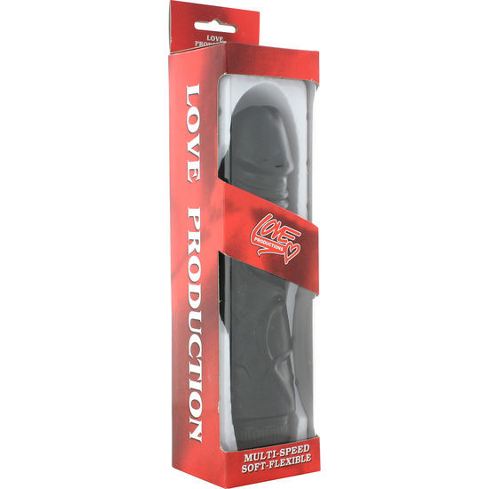 SEVEN CREATIONS - PERFECT PLEASURES SCHWARZER VIBRATOR 22 CM für intensive Stimulation und Self-Love