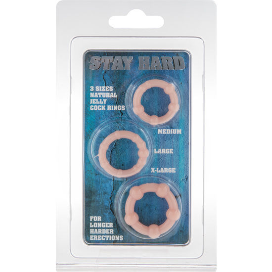 SEVEN CREATIONS - SET AUS DREI SKIN PENIS RINGEN Detailansicht bei Secret Pulse