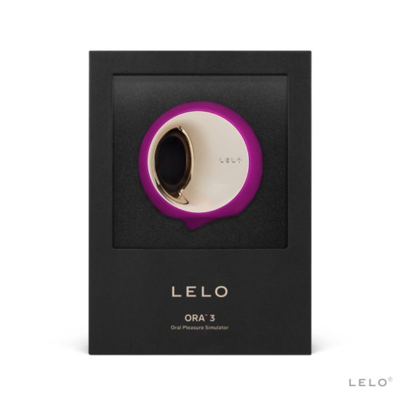 LELO - ORA 3 FLIEDERFARBENER ORALSEX-STIMULATOR Produktansicht und Details