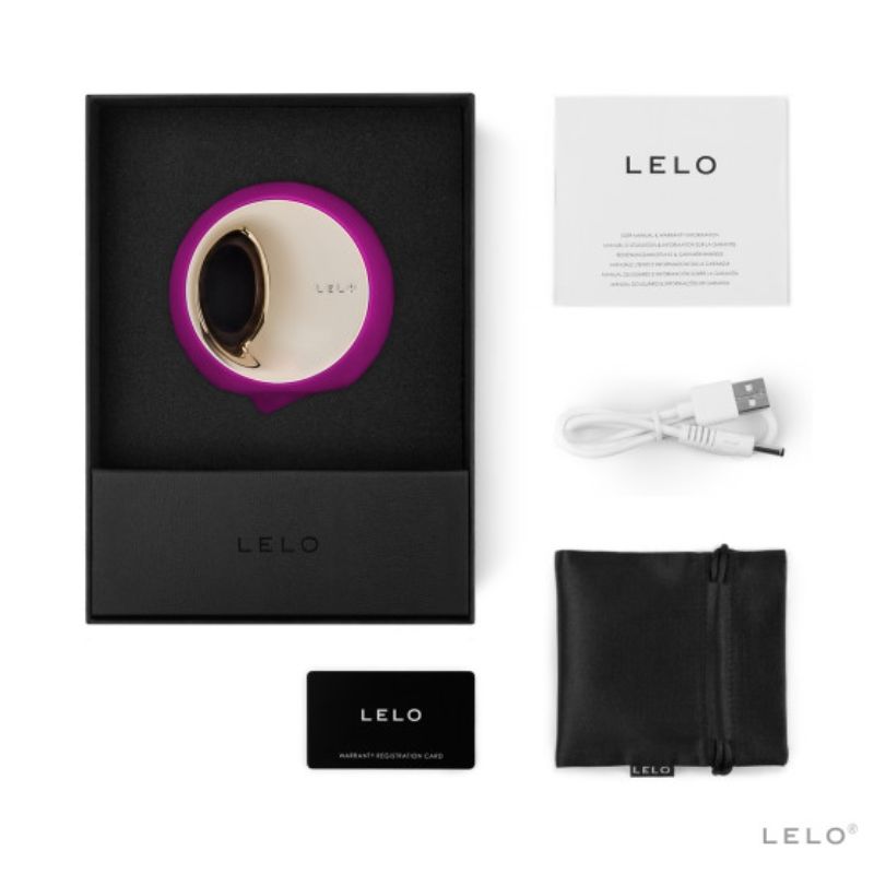 LELO - ORA 3 FLIEDERFARBENER ORALSEX-STIMULATOR hochwertiges Sextoy bei Secret Pulse