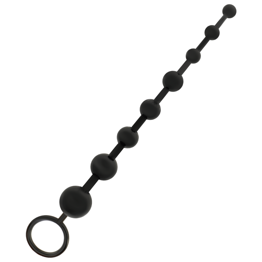 ADDICTED TOYS - ANALPERLEN 29 CM SCHWARZ für sinnliche und diskrete Momente