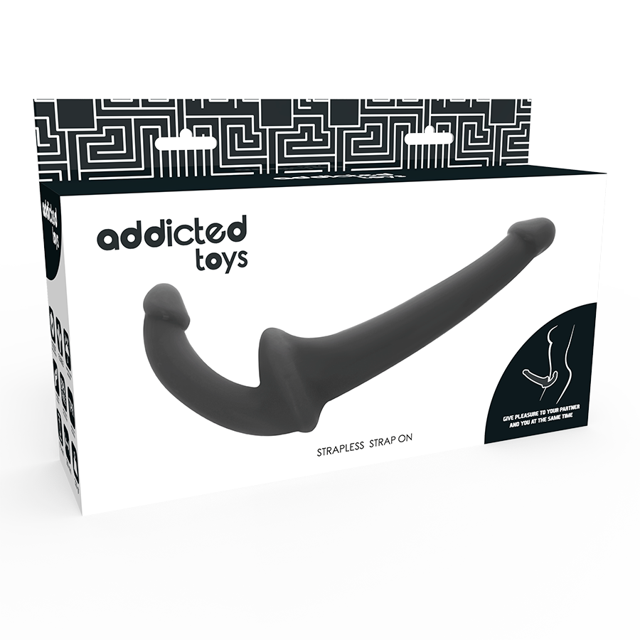 Addicted Toys RNA S Dildo, Schwarz – Silikon & TPR, wasserdicht hochwertiges Intimtoy