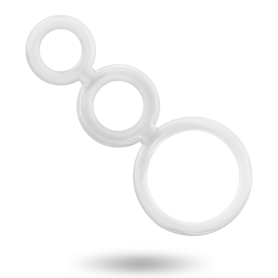 ADDICTED TOYS - RINGSET FÜR PENIS TRANSPARENT – Penisring Bild 3