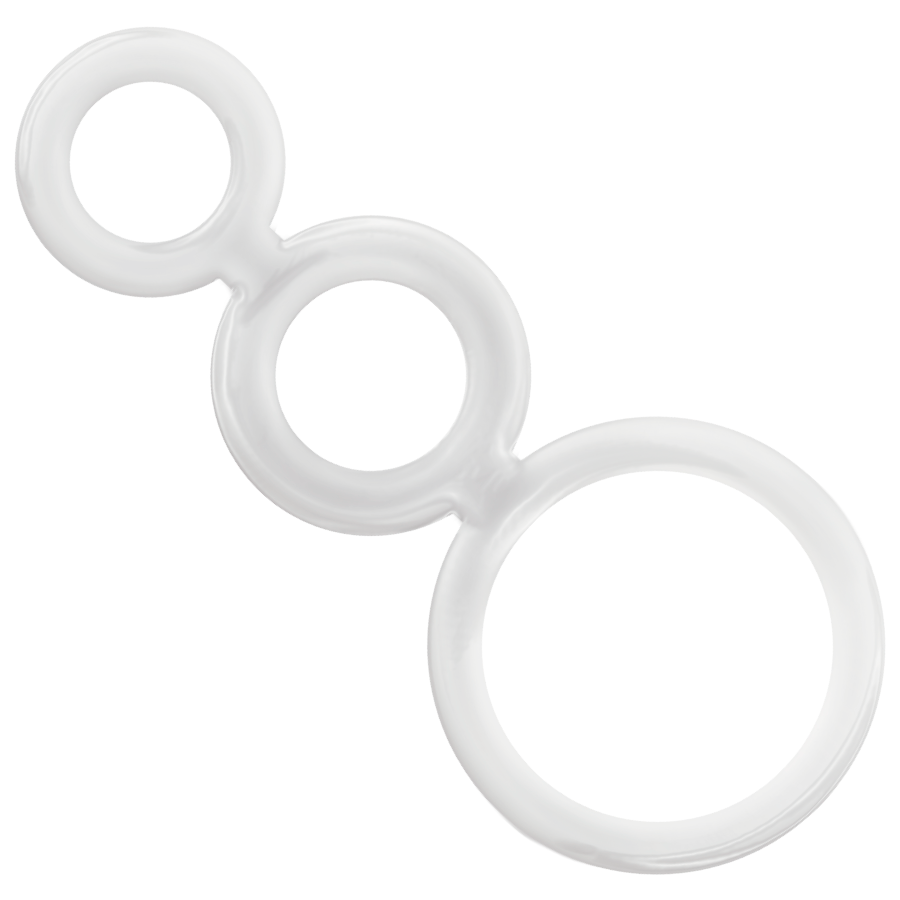 ADDICTED TOYS - RINGSET FÜR PENIS TRANSPARENT – Penisring Bild 2